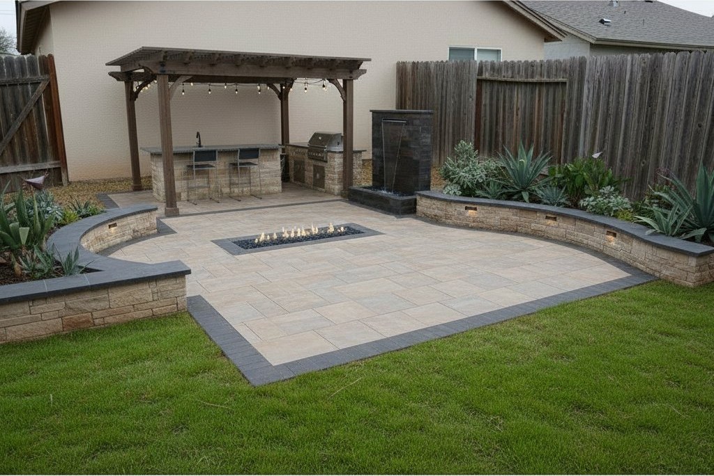 Hardscape completed by Locali Builders