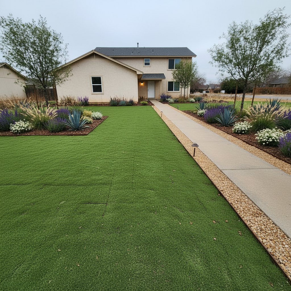 Landscape completed by Locali Builders